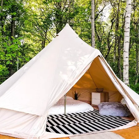 Bohostay Stovyklaviete Glamping Luxury tent Vilnius